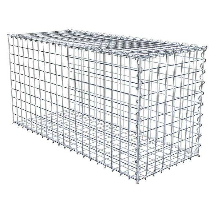 Gabiona Gabione Typ 2 (Zum Anbau in der Länge, 100 x 40 x 50 cm, Stahl, Maschenbreite: 50 mm, Maschenhöhe: 50 mm, Spirale) | BAUHAUS