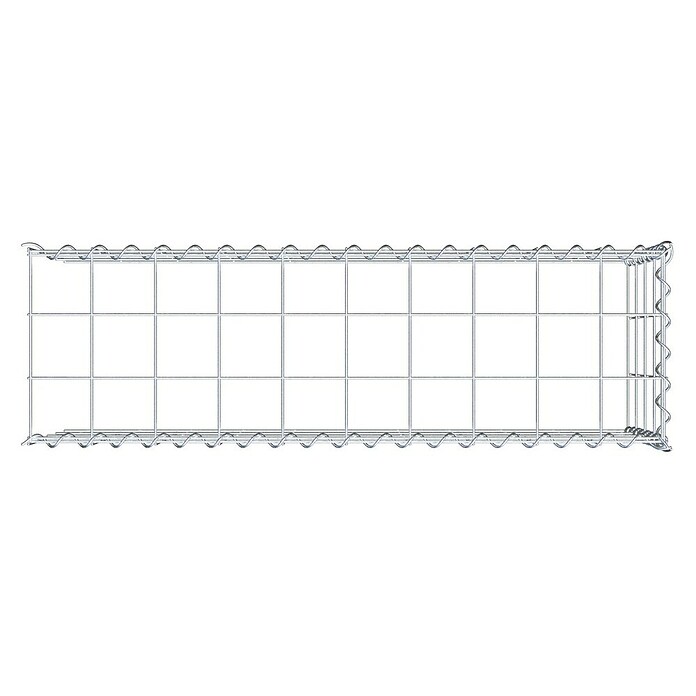 Gabiona Gabione Typ 4 (Zum Anbau in Länge & Höhe, 100 x 30 x 40 cm, Stahl, Maschenbreite: 100 mm, Maschenhöhe: 100 mm, Spirale) | BAUHAUS