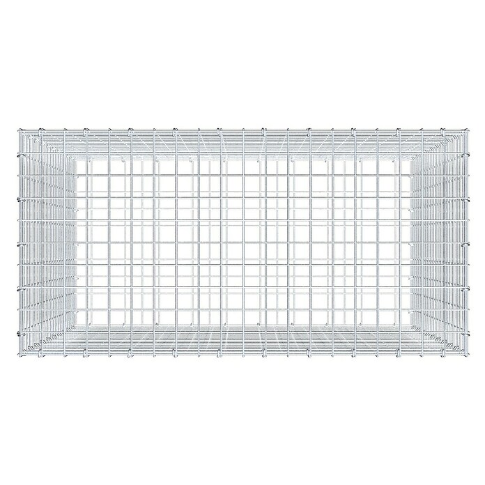 Gabione (100 x 50 x 100 cm, Stahl, Maschenbreite: 50 mm, Maschenhöhe: 50 mm) | BAUHAUS
