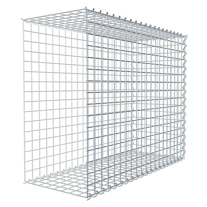 Gabiona Gabione Typ 2 (Zum Anbau in der Länge, 100 x 40 x 80 cm, Stahl, Maschenbreite: 50 mm, Maschenhöhe: 50 mm, Spirale) | BAUHAUS