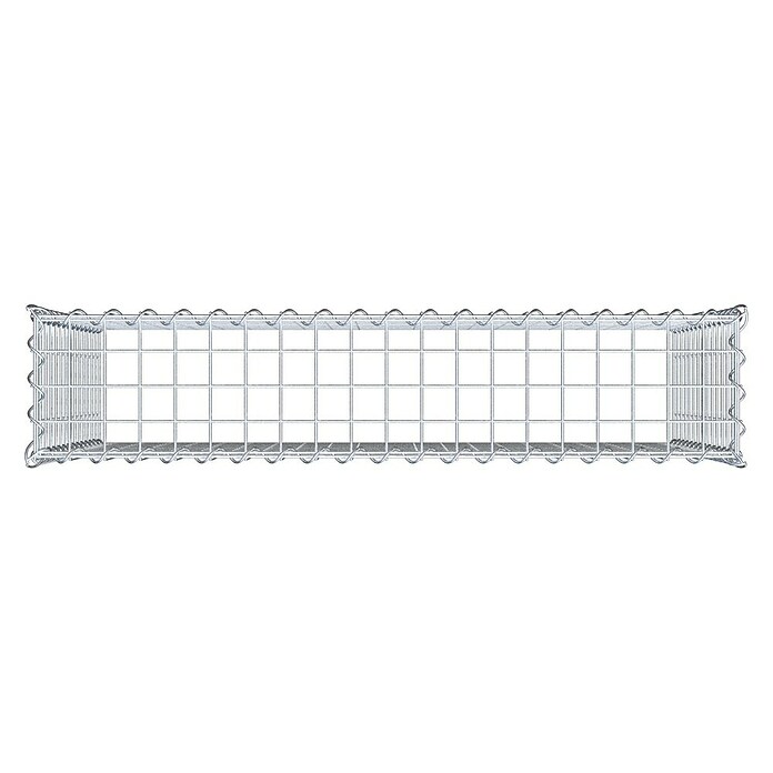 Gabiona Gabione Typ 3 (Zum Anbau in der Höhe, 100 x 20 x 70 cm, Stahl, Maschenbreite: 50 mm, Maschenhöhe: 50 mm, Spirale) | BAUHAUS