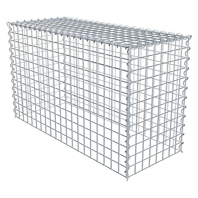 Gabiona Gabione Typ 3 (Zum Anbau in der Höhe, 100 x 40 x 60 cm, Stahl, Maschenbreite: 50 mm, Maschenhöhe: 50 mm, Spirale) | BAUHAUS