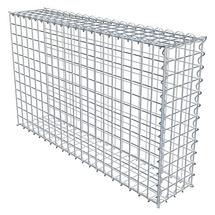Gabiona Gabione Typ 2 (Zum Anbau in der Länge, 100 x 20 x 60 cm, Stahl, Maschenbreite: 50 mm, Maschenhöhe: 50 mm, Spirale) | BAUHAUS