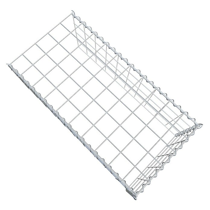 Gabiona Gabione Typ 4 (Zum Anbau in Länge & Höhe, 100 x 50 x 40 cm, Stahl, Maschenbreite: 100 mm, Maschenhöhe: 100 mm, Spirale) | BAUHAUS