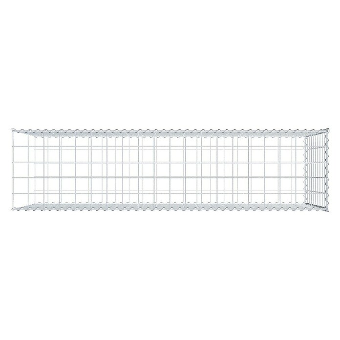 Gabiona Gabione Typ 2 (Zum Anbau in der Länge, 200 x 50 x 100 cm, Stahl, Maschenbreite: 100 mm, Maschenhöhe: 100 mm, Spirale) | BAUHAUS