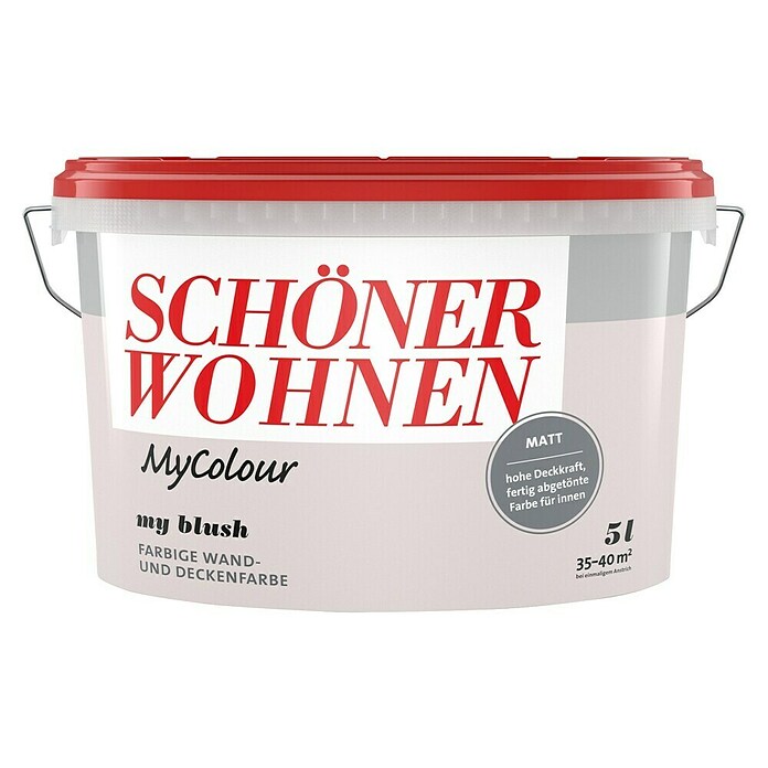 SCHÖNER WOHNEN-Farbe MyColour Wandfarbe (My Blush, Matt, 5 l) | BAUHAUS