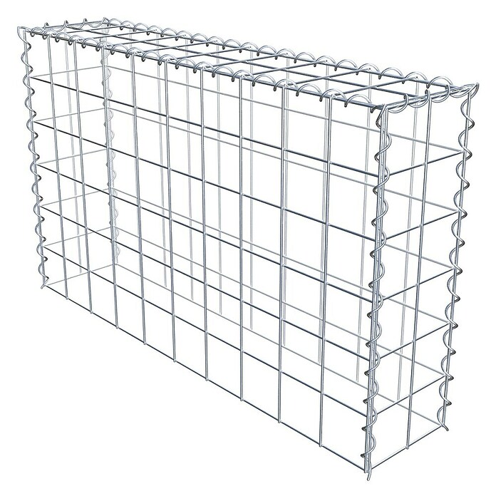 Gabiona Gabione Typ 3 (Zum Anbau in der Höhe, 100 x 20 x 60 cm, Stahl, Maschenbreite: 100 mm, Maschenhöhe: 100 mm) | BAUHAUS