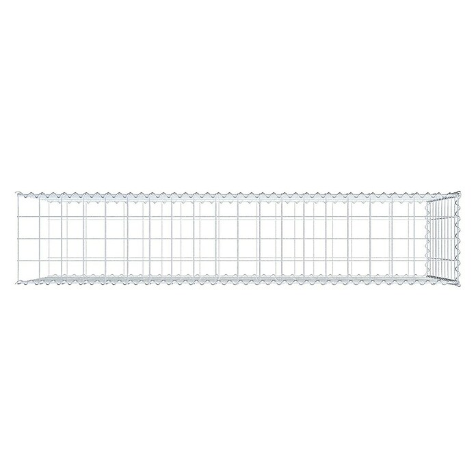 Gabiona Gabione Typ 2 (Zum Anbau in der Länge, 200 x 40 x 100 cm, Stahl, Maschenbreite: 100 mm, Maschenhöhe: 100 mm, Spirale) | BAUHAUS