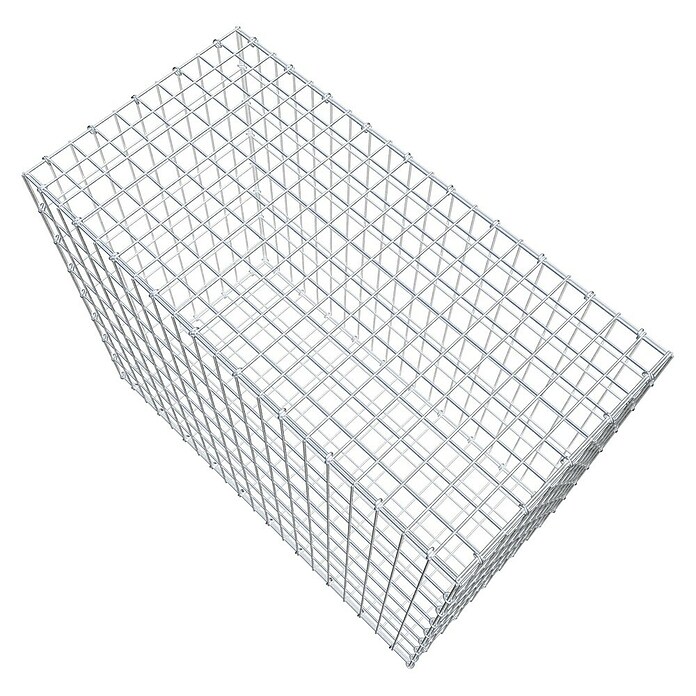 Gabiona Gabione (100 x 50 x 80 cm, Stahl, Maschenbreite: 50 mm, Maschenhöhe: 100 mm) | BAUHAUS
