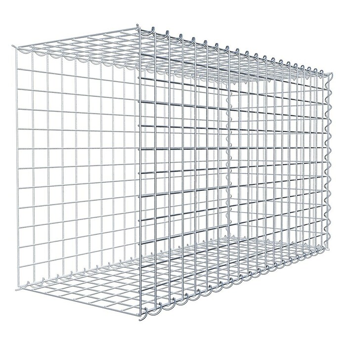 Gabiona Gabione Typ 2 (Zum Anbau in der Länge, 100 x 40 x 60 cm, Stahl, Maschenbreite: 50 mm, Maschenhöhe: 50 mm, Spirale) | BAUHAUS