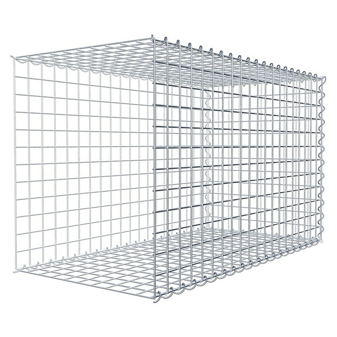 Gabiona Gabione Typ 2 (Zum Anbau in der Länge, 100 x 50 x 60 cm, Stahl, Maschenbreite: 50 mm, Maschenhöhe: 50 mm, Spirale) | BAUHAUS