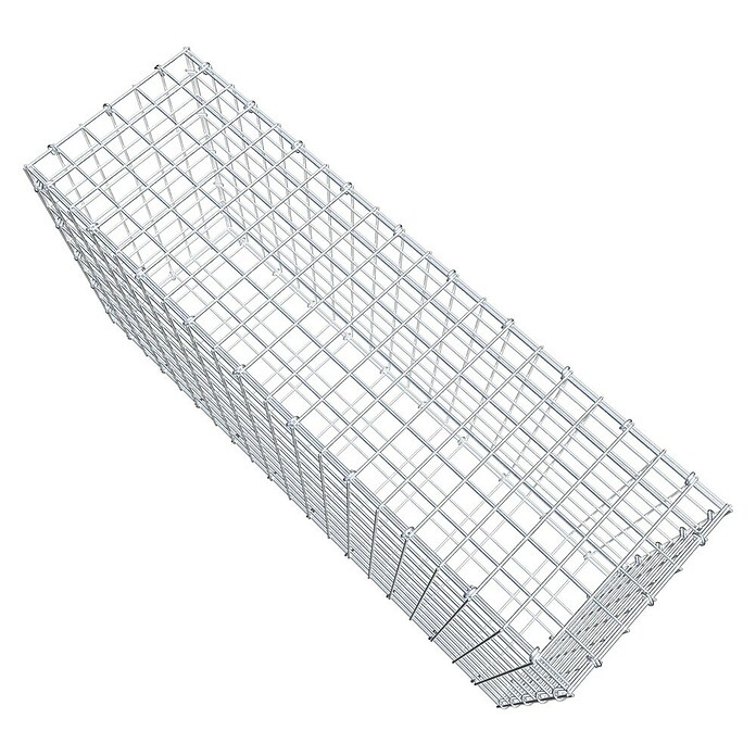 Gabiona Gabione (100 x 30 x 50 cm, Stahl, Maschenbreite: 50 mm, Maschenhöhe: 50 mm) | BAUHAUS