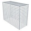 Gabiona Gabione Typ 3 (Zum Anbau in der Höhe, 100 x 40 x 80 cm, Stahl, Maschenbreite: 50 mm, Maschenhöhe: 50 mm, Spirale) | BAUHAUS