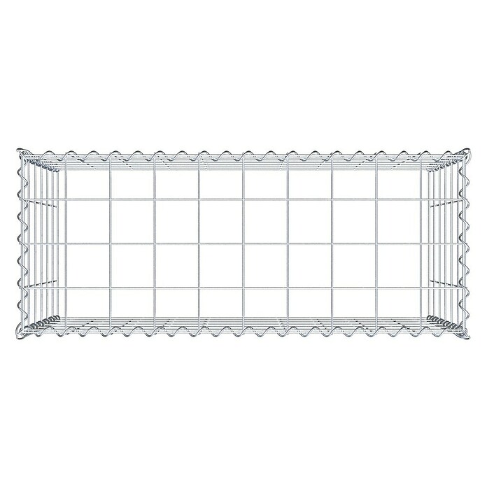 Gabiona Gabione Typ 3 (Zum Anbau in der Höhe, 100 x 40 x 60 cm, Stahl, Maschenbreite: 100 mm, Maschenhöhe: 100 mm, Spirale) | BAUHAUS