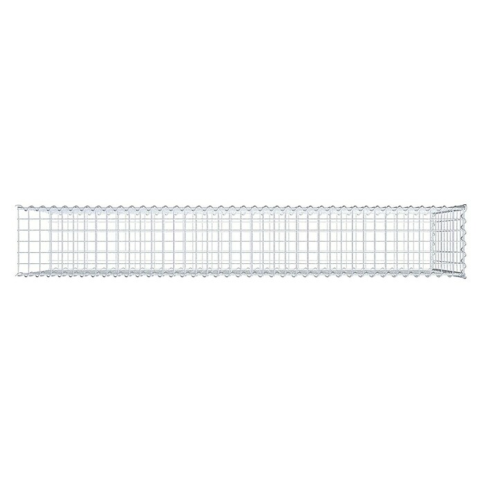 Gabiona Gabione Typ 2 (Zum Anbau in der Länge, 200 x 30 x 100 cm, Stahl, Maschenbreite: 50 mm, Maschenhöhe: 100 mm, Spirale) | BAUHAUS
