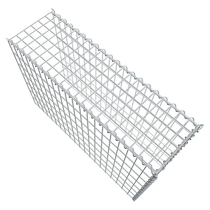 Gabiona Gabione Typ 4 (Zum Anbau in Länge & Höhe, 100 x 30 x 70 cm, Stahl, Maschenbreite: 50 mm, Maschenhöhe: 100 mm, Spirale) | BAUHAUS