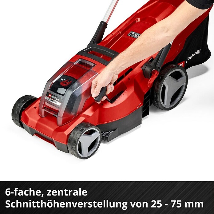 Einhell PXC 18V Akku-Rasenmäher Rasarro 36/36 (36 V, 2 Akkus, 3 Ah, Schnittbreite: 36 cm) | BAUHAUS