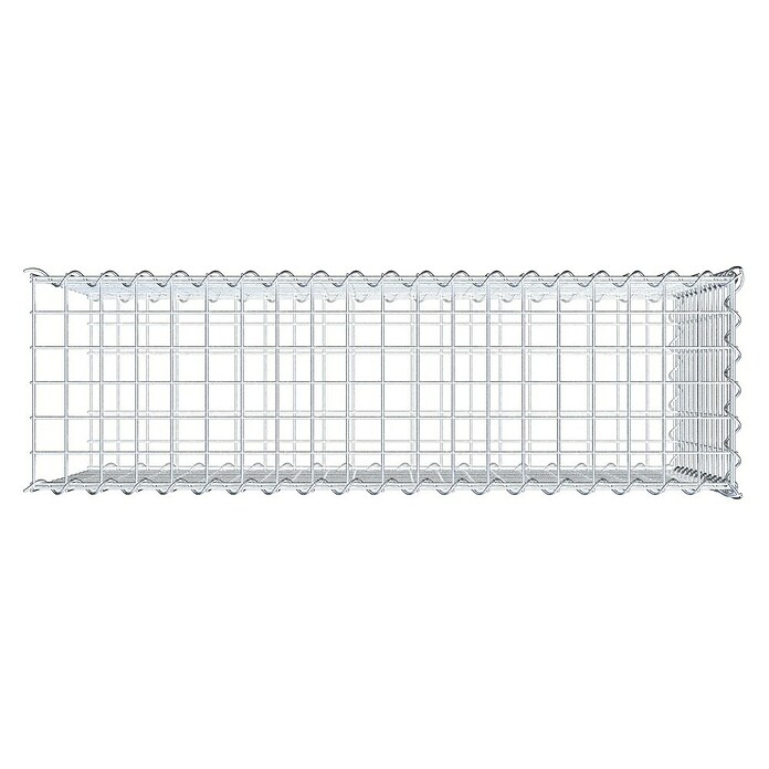 Gabiona Gabione Typ 2 (Zum Anbau in der Länge, 100 x 30 x 60 cm, Stahl, Maschenbreite: 50 mm, Maschenhöhe: 50 mm, Spirale) | BAUHAUS