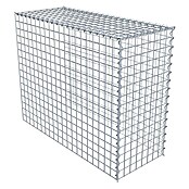 Gabiona Gabione Typ 4 (Zum Anbau in Länge & Höhe, 100 x 40 x 80 cm, Stahl, Maschenbreite: 50 mm, Maschenhöhe: 50 mm, Spirale) | BAUHAUS
