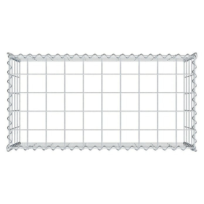Gabiona Gabione Typ 3 (Zum Anbau in der Höhe, 100 x 50 x 40 cm, Stahl, Maschenbreite: 100 mm, Maschenhöhe: 100 mm, Spirale) | BAUHAUS