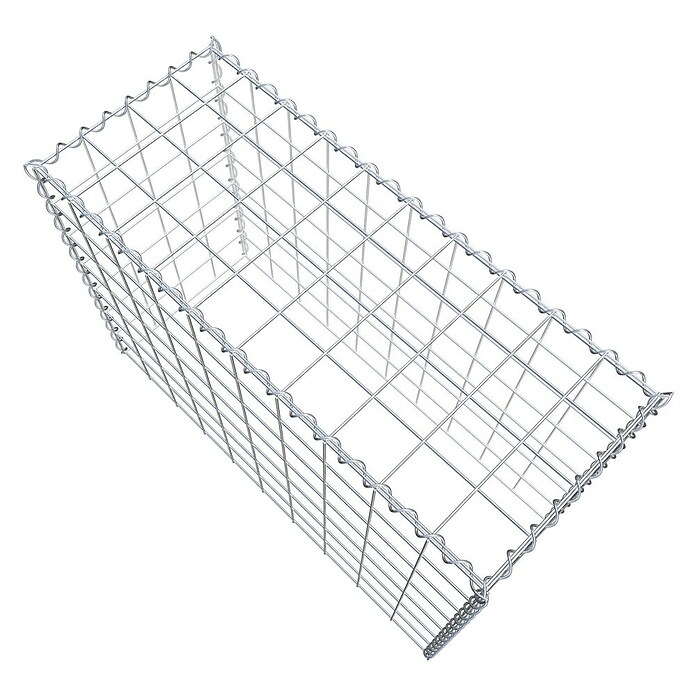 Gabiona Gabione Typ 3 (Zum Anbau in der Höhe, 100 x 40 x 70 cm, Stahl, Maschenbreite: 100 mm, Maschenhöhe: 100 mm, Spirale) | BAUHAUS