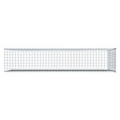 Gabiona Gabione Typ 4 (Zum Anbau in Länge & Höhe, 200 x 40 x 100 cm, Stahl, Maschenbreite: 50 mm, Maschenhöhe: 50 mm, Spirale) | BAUHAUS