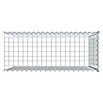 Gabiona Gabione Typ 4 (Zum Anbau in Länge & Höhe, 100 x 40 x 80 cm, Stahl, Maschenbreite: 50 mm, Maschenhöhe: 50 mm, Spirale) | BAUHAUS