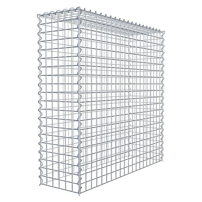 Gabiona Gabione Typ 3 (Zum Anbau in der Höhe, 100 x 30 x 100 cm, Stahl, Maschenbreite: 50 mm, Maschenhöhe: 50 mm, Spirale) | BAUHAUS