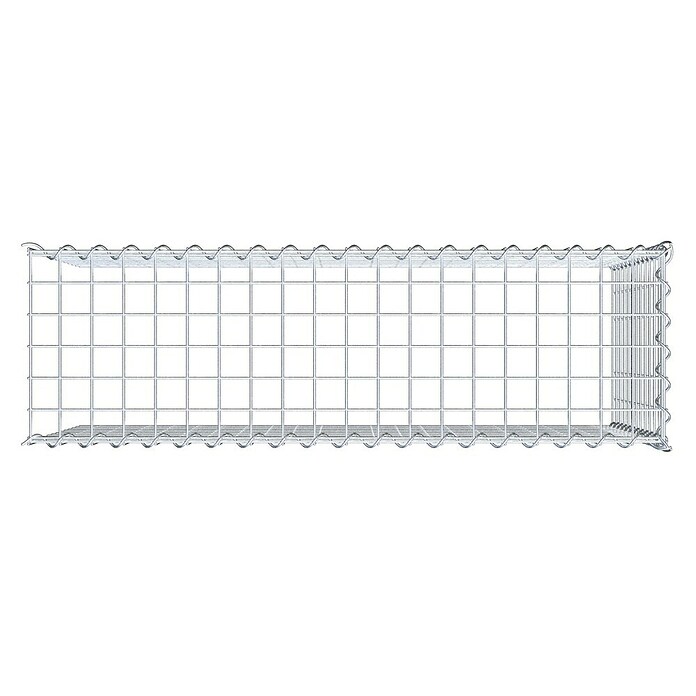 Gabiona Gabione Typ 4 (Zum Anbau in Länge & Höhe, 100 x 30 x 60 cm, Stahl, Maschenbreite: 50 mm, Maschenhöhe: 50 mm, Spirale) | BAUHAUS