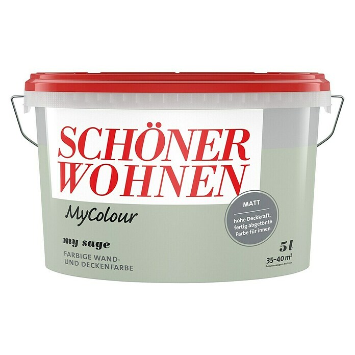 SCHÖNER WOHNEN-Farbe MyColour Wandfarbe (My Sage, Matt, 5 l) | BAUHAUS