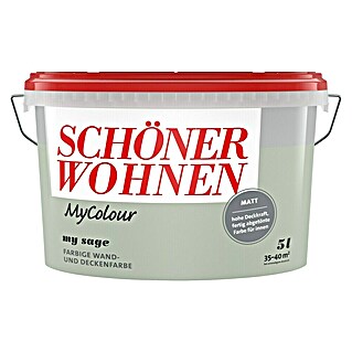 SCHÖNER WOHNEN-Farbe MyColour Wandfarbe (My Sage, Matt, 5 l)