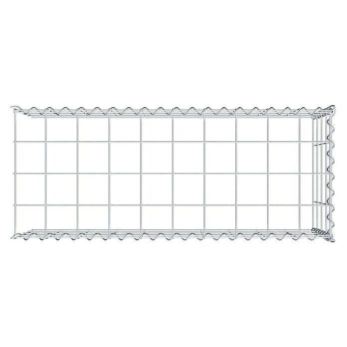 Gabiona Gabione Typ 4 (Zum Anbau in Länge & Höhe, 100 x 40 x 40 cm, Stahl, Maschenbreite: 100 mm, Maschenhöhe: 100 mm, Spirale) | BAUHAUS