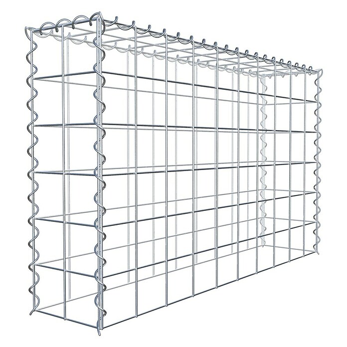 Gabiona Gabione Typ 3 (Zum Anbau in der Höhe, 100 x 20 x 60 cm, Stahl, Maschenbreite: 100 mm, Maschenhöhe: 100 mm) | BAUHAUS