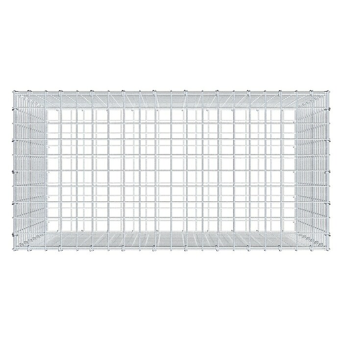 Gabiona Gabione (100 x 50 x 80 cm, Stahl, Maschenbreite: 50 mm, Maschenhöhe: 50 mm) | BAUHAUS