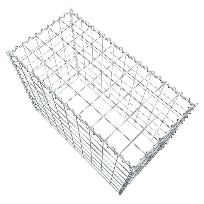 Gabiona Gabione Typ 3 (Zum Anbau in der Höhe, 100 x 50 x 80 cm, Stahl, Maschenbreite: 100 mm, Maschenhöhe: 100 mm, Spirale) | BAUHAUS