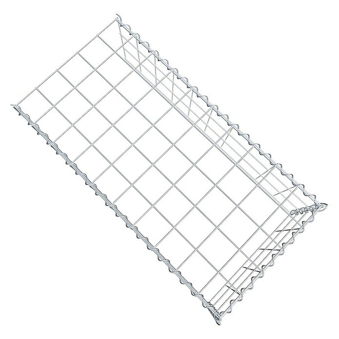 Gabiona Gabione Typ 4 (Zum Anbau in Länge & Höhe, 100 x 50 x 30 cm, Stahl, Maschenbreite: 100 mm, Maschenhöhe: 100 mm, Spirale) | BAUHAUS
