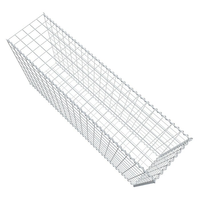 Gabiona Gabione Typ 2 (Zum Anbau in der Länge, 200 x 50 x 100 cm, Stahl, Maschenbreite: 100 mm, Maschenhöhe: 100 mm, Spirale) | BAUHAUS