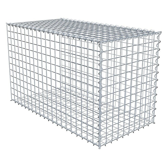 Gabiona Gabione Typ 2 (Zum Anbau in der Länge, 100 x 50 x 60 cm, Stahl, Maschenbreite: 50 mm, Maschenhöhe: 50 mm, Spirale) | BAUHAUS