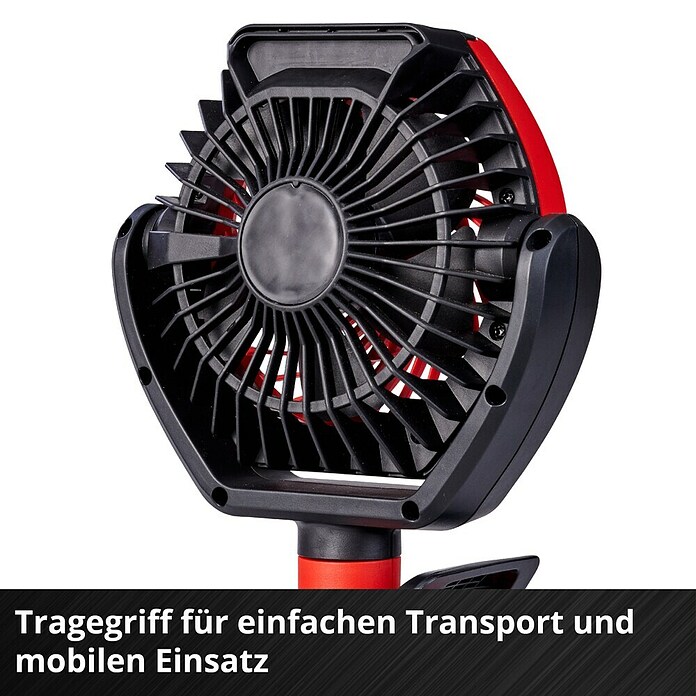 Einhell Power X-Change 18V Akku-Ventilator GC-CF 18/110 Li (Rot, 11 cm, 18 V, Ohne Akku) | BAUHAUS