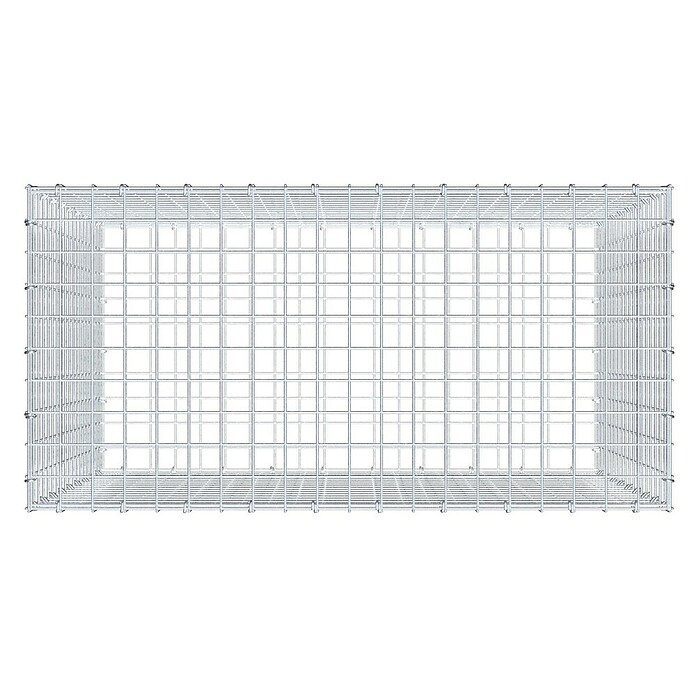 Gabiona Gabione (100 x 50 x 90 cm, Stahl, Maschenbreite: 50 mm, Maschenhöhe: 50 mm) | BAUHAUS