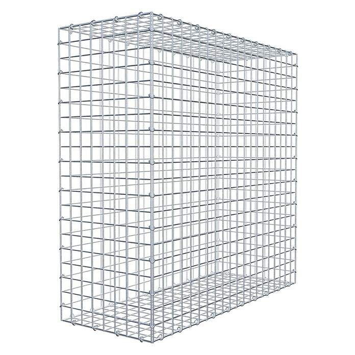 Gabiona Gabione (100 x 40 x 100 cm, Stahl, Maschenbreite: 50 mm, Maschenhöhe: 50 mm, C-Ring) | BAUHAUS