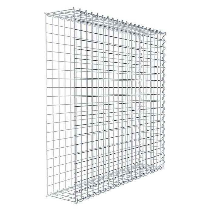 Gabiona Gabione Typ 2 (Zum Anbau in der Länge, 100 x 20 x 100 cm, Stahl, Maschenbreite: 50 mm, Maschenhöhe: 50 mm, Spirale) | BAUHAUS