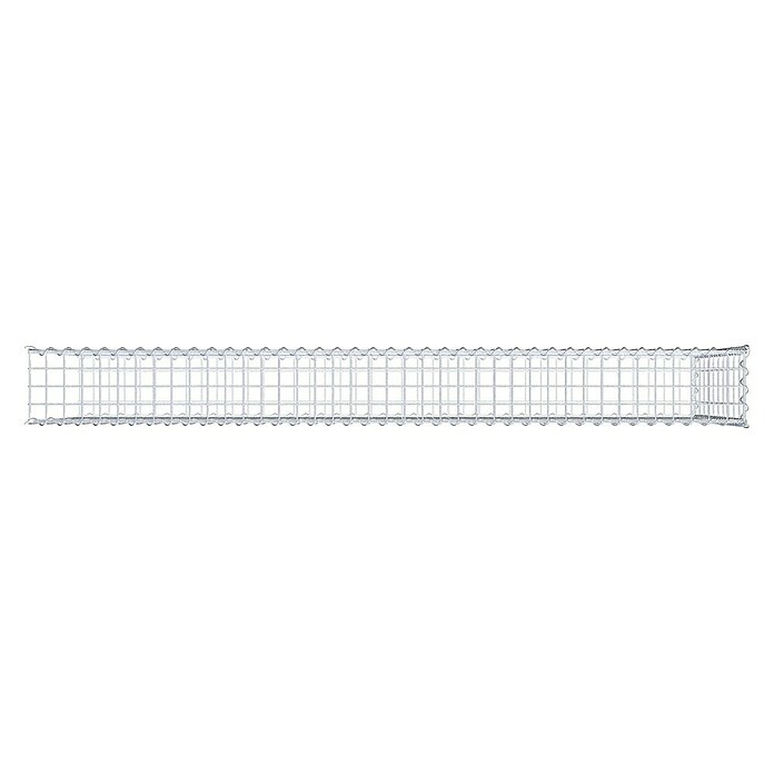 Gabiona Gabione Typ 2 (Zum Anbau in der Länge, 200 x 20 x 100 cm, Stahl, Maschenbreite: 50 mm, Maschenhöhe: 100 mm, Spirale) | BAUHAUS