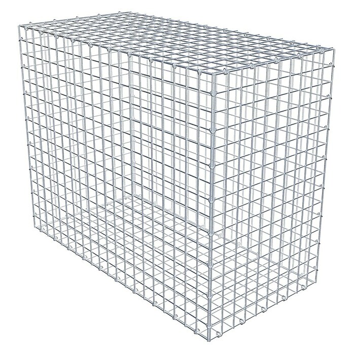 Gabiona Gabione (100 x 50 x 80 cm, Stahl, Maschenbreite: 50 mm, Maschenhöhe: 50 mm) | BAUHAUS