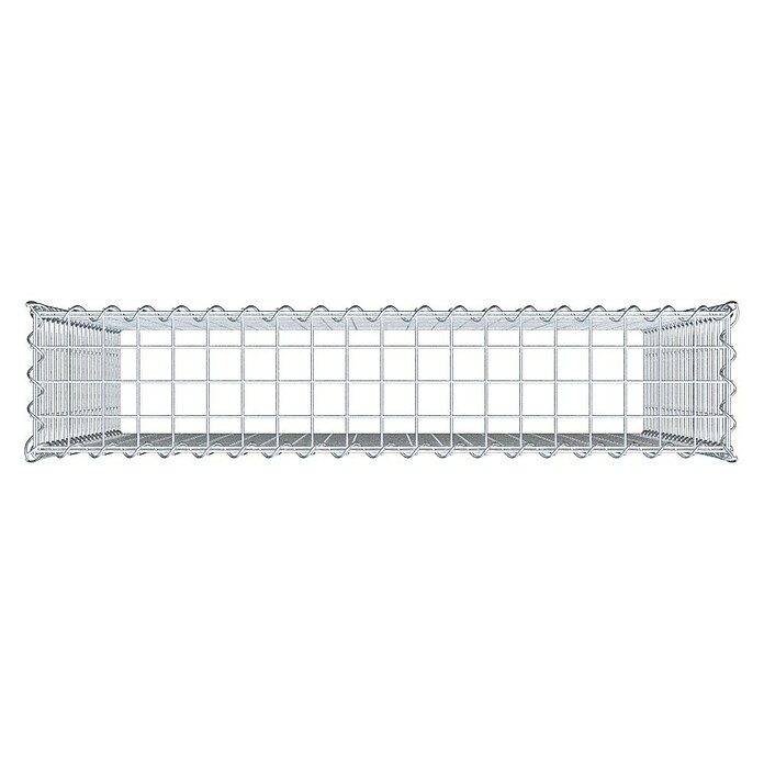Gabiona Gabione Typ 3 (Zum Anbau in der Höhe, 100 x 20 x 100 cm, Stahl, Maschenbreite: 50 mm, Maschenhöhe: 50 mm, Spirale) | BAUHAUS