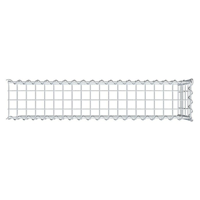 Gabiona Gabione Typ 4 (Zum Anbau in Länge & Höhe, 100 x 20 x 50 cm, Stahl, Maschenbreite: 50 mm, Maschenhöhe: 100 mm, Spirale) | BAUHAUS