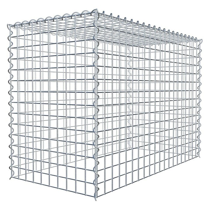 Gabiona Gabione Typ 3 (Zum Anbau in der Höhe, 100 x 50 x 70 cm, Stahl, Maschenbreite: 50 mm, Maschenhöhe: 50 mm, Spirale) | BAUHAUS