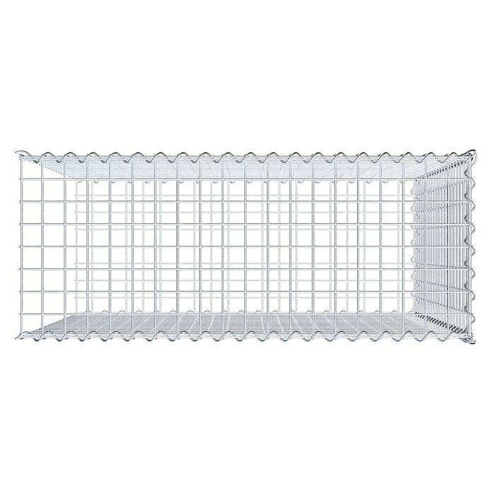 Gabiona Gabione Typ 2 (Zum Anbau in der Länge, 100 x 40 x 100 cm, Stahl, Maschenbreite: 50 mm, Maschenhöhe: 50 mm, Spirale) | BAUHAUS