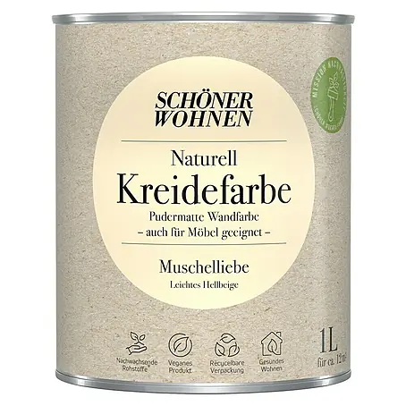 SCHÖNER WOHNEN-Farbe Naturell Wandfarbe Kreidefarbe