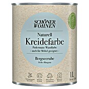 SCHÖNER WOHNEN-Farbe Naturell Wandfarbe Kreidefarbe (Bergseeruhe - helles Blaugrau, Matt, 1 l, Konservierungsmittelfrei) | BAUHAUS